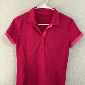 Nike Pink Golf Dri-Fit Polo Shirt